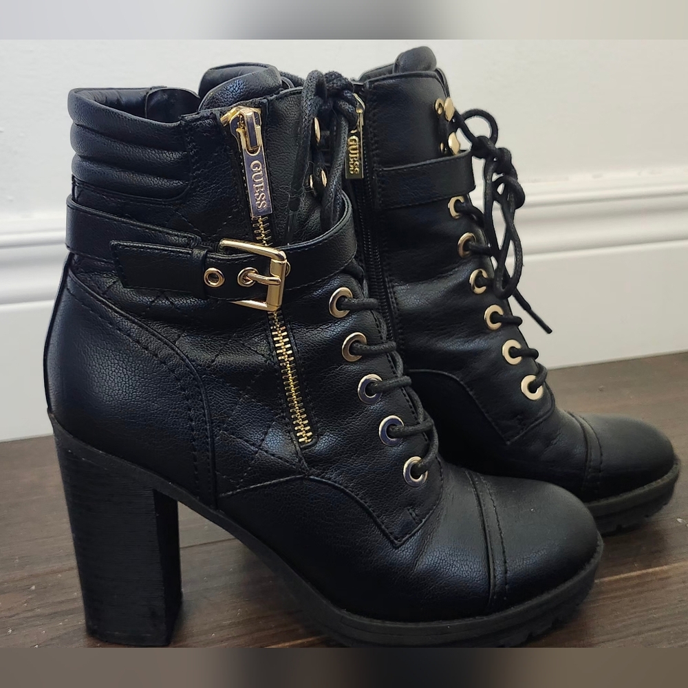 Aime Leon Dore Black Heeled Boots